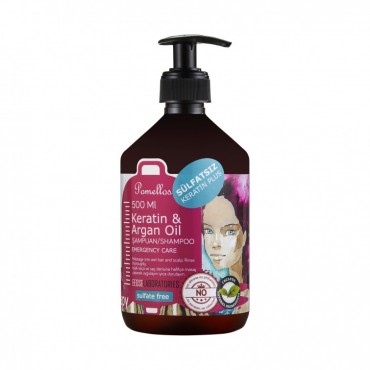 Pomellos Şampuan Keratin & Argan Oil 500 ml